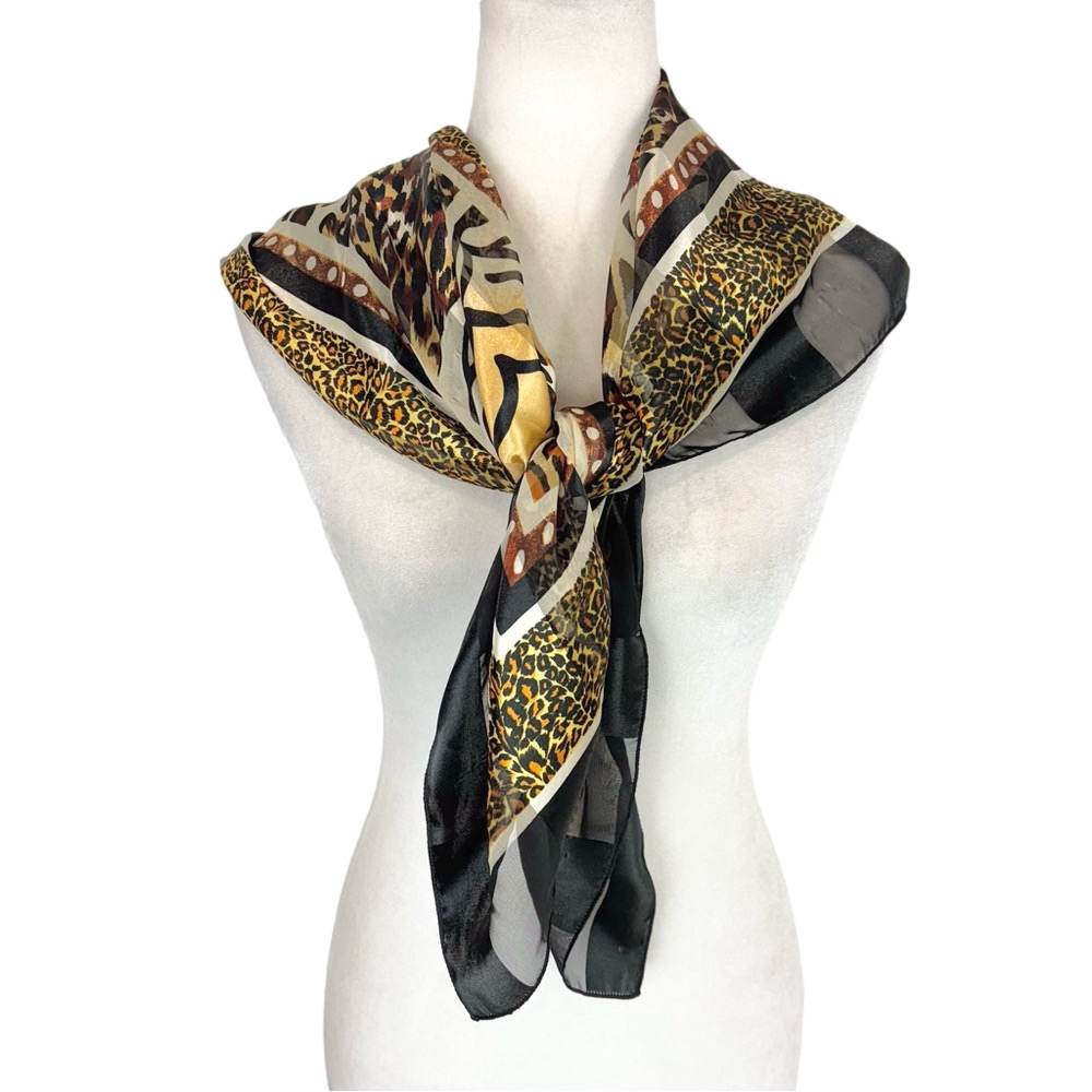 Animal print scarf